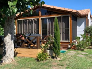 Terrasse extérieure chalet