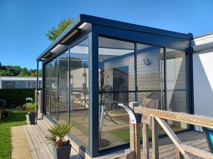 Solarium, Abri de terrasse