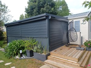 Solarium, Abri de terrasse