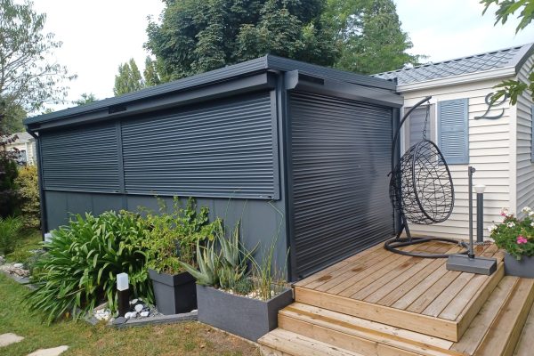 Solarium, Abri de terrasse